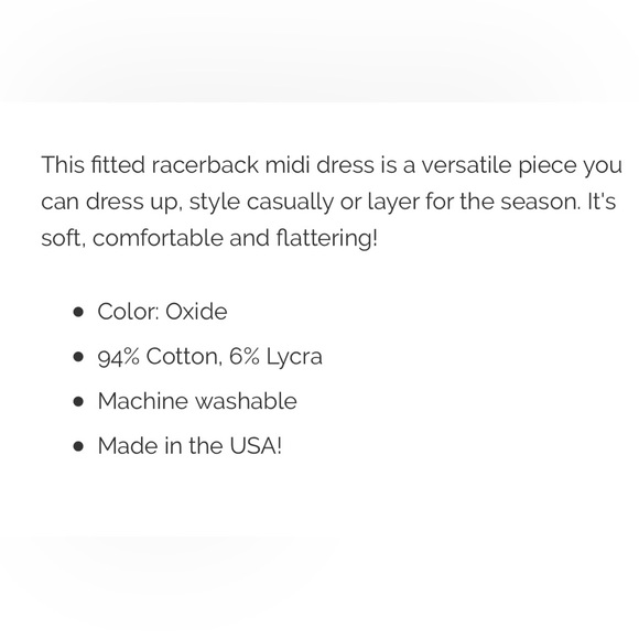 MICHAEL STARS NWOT RACERBACK MIDI - Picture 8 of 8